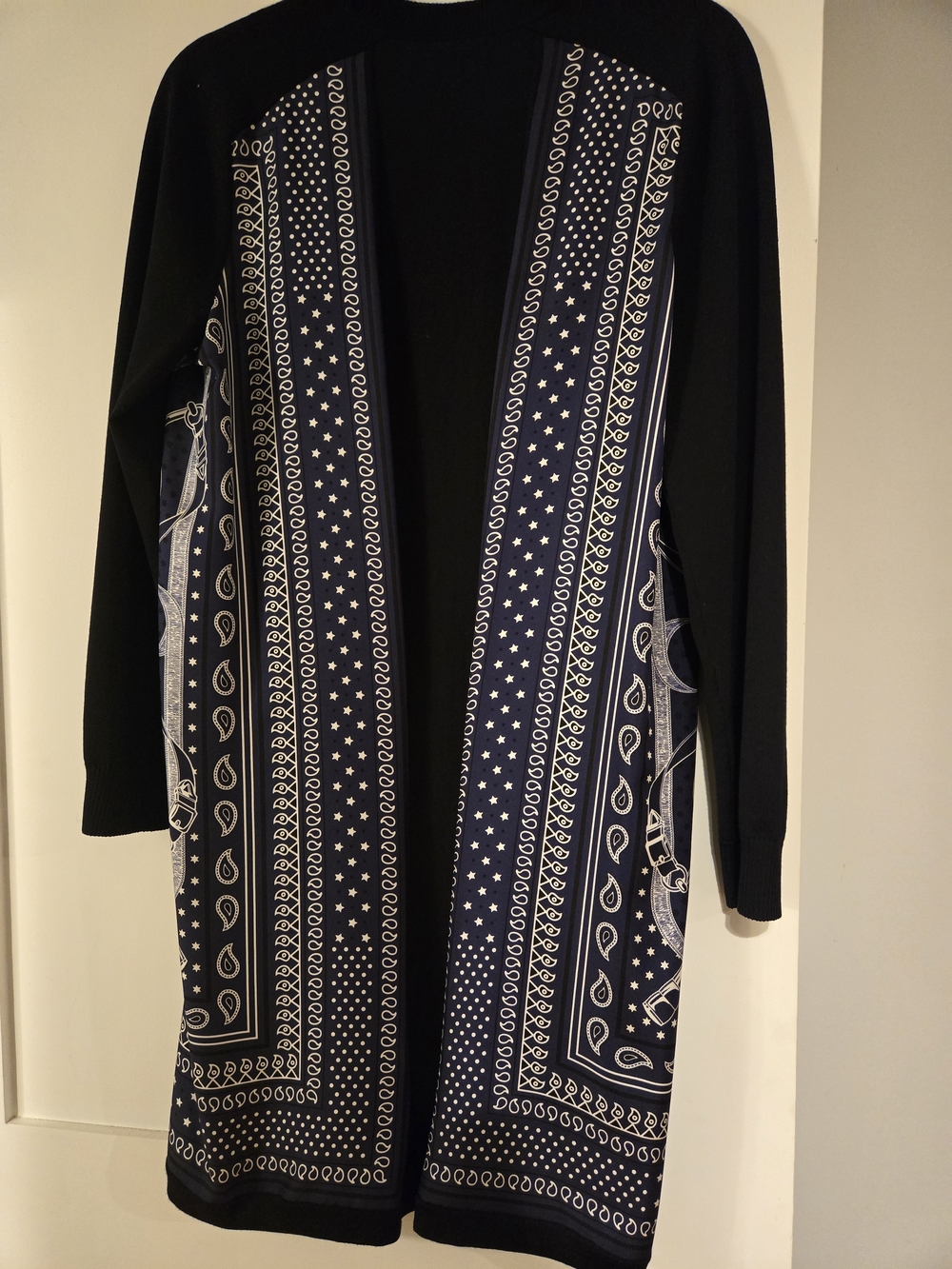 RARE Authentic Hermes Eperon d"Or Bandana Twillaine Navy Blue Dress - Picture 2 of 4